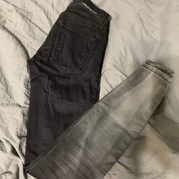 CURRENT ELLIOTT OMBRÉ ANKLE SLIM SKINNY JEANS 23 - Picture 6 of 8